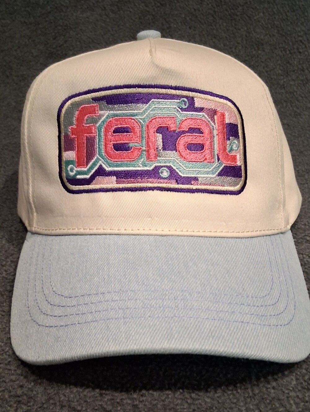 Sweet Skies & Feral Hearts - Embroidered Canvas Cap